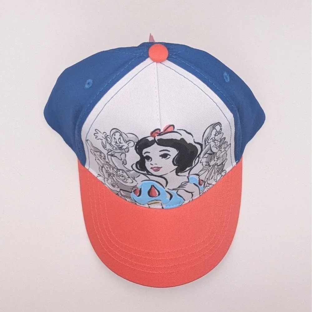New Snow White Baseball Cap‎ Blue Red Adjustable With Tags
